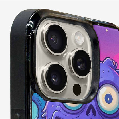 iPhone 16 Pro Max Case — Overlapping Endlessly No Empty Space Monsters, Custom Printed Phone Case