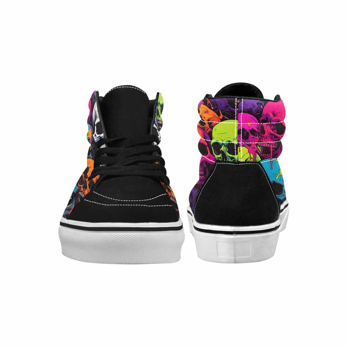 MEN'S Vibrant Camo 1000 S High Top Canvas Grunge Custom Shoes