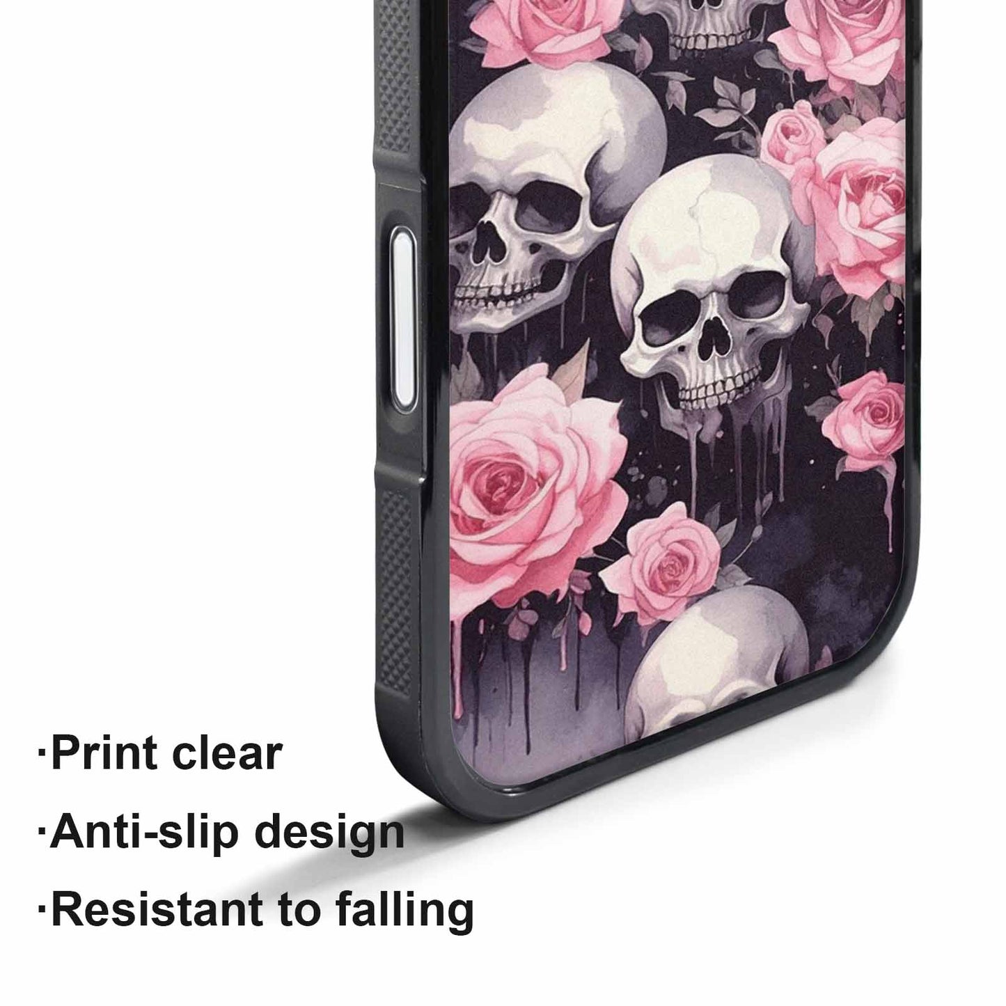iPhone 17 Pro Max Case — Skull Dark Art Gothic Print Gothic, Custom Phone Case