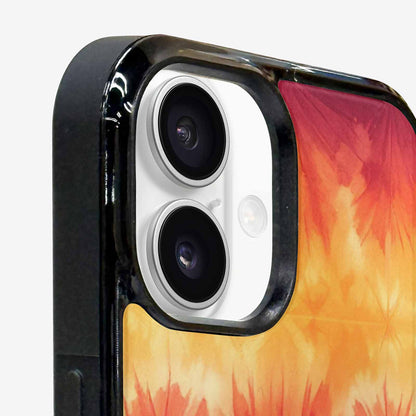 iPhone 16 Plus Case — Ombre Tie Dye Sunset, Unique Phone Case Design