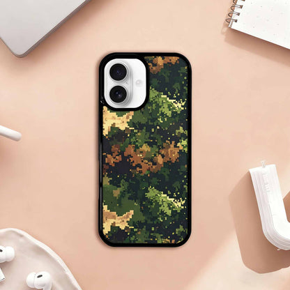 iPhone 17 Case — Small Military Camouflage Blotch Camo, Custom Made Phone Cover