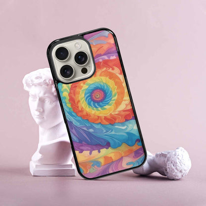 iPhone 16 Pro Case — Tie Dye Swirls Tie Dye Swirls, Personalized Phone Case
