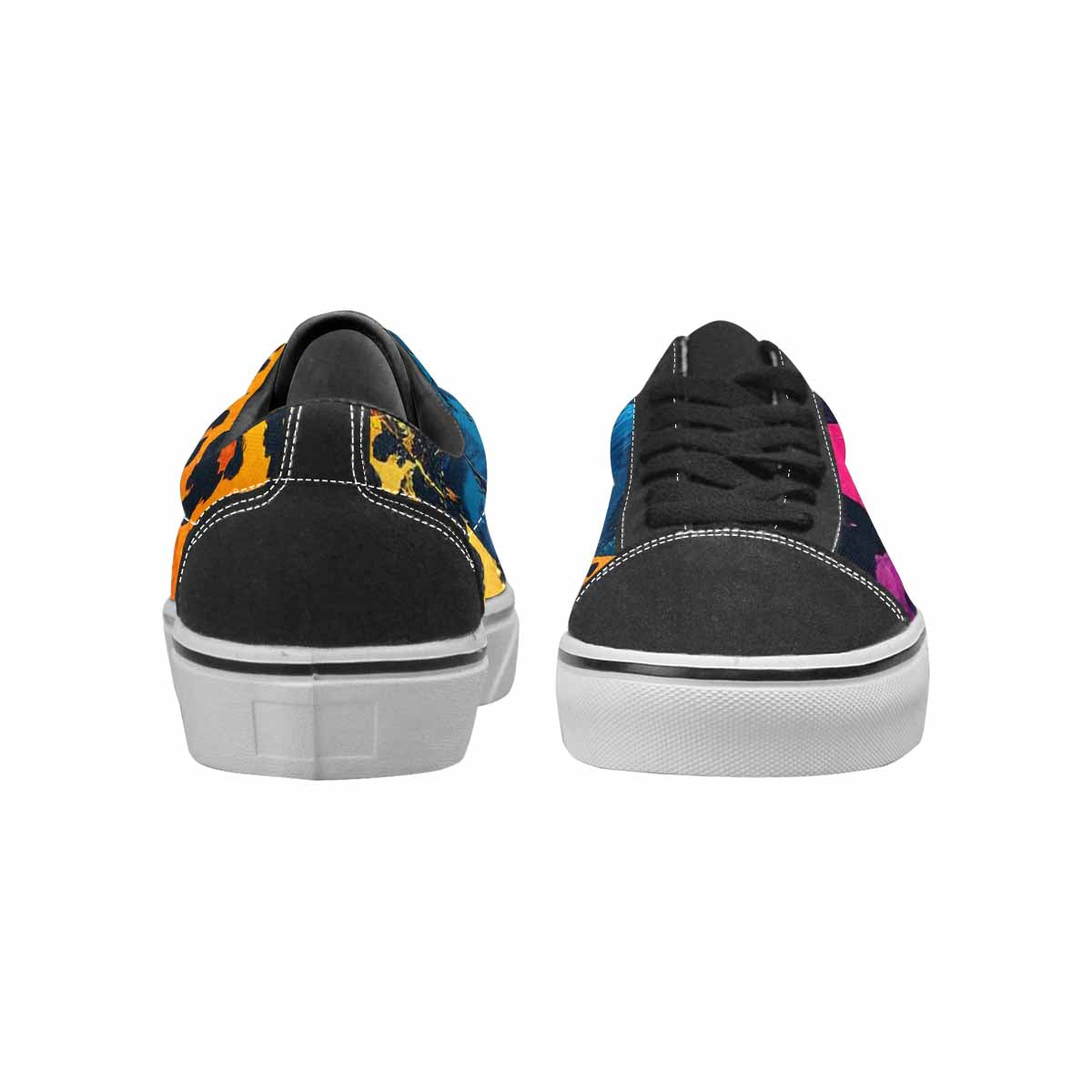 WOMEN'S Full Color Vibrant Animal Lace-Up Canvas Y2K Custom Shoes