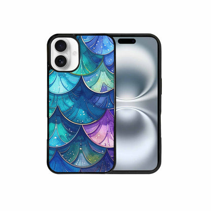 iPhone 16 Plus Case — Mermaid Scale, Custom Art Phone Cover