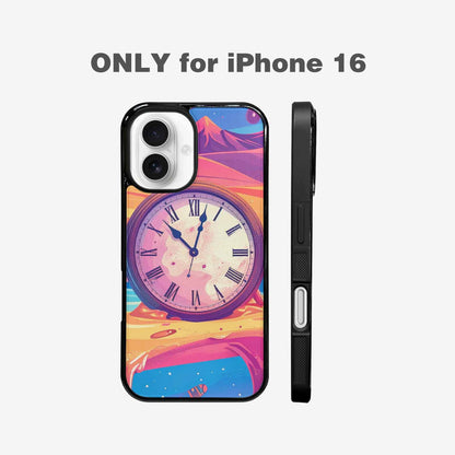 iPhone 16 Case — Salvadore Dali Surrealist Dreamscape Pattern Melting, Personalized Phone Case