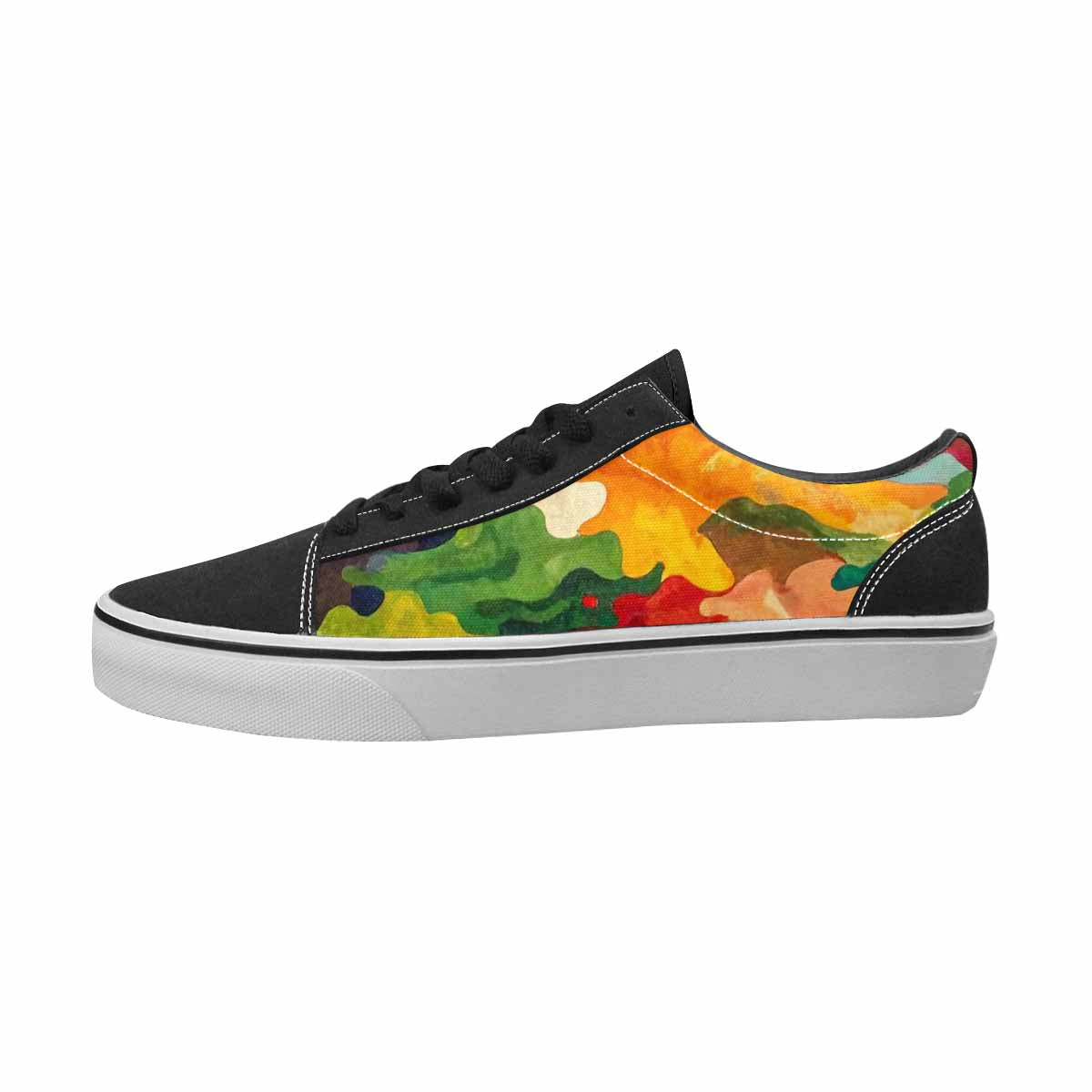 MEN'S Camo Full Color Canvas Bold Print Surreal Custom Shoes