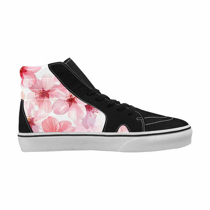 WOMEN'S Japanese Cherry Blossom High Top Canvas Vivid Shoes