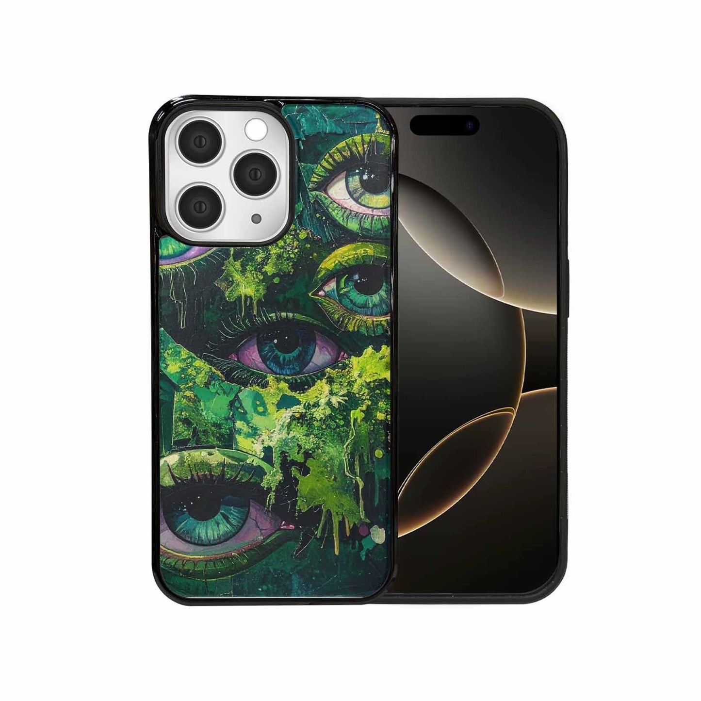 iPhone 15 Pro Max Case — Reptile Eye Cartoon, Personalized Phone Case