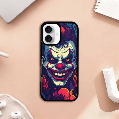 iPhone 17 Case — Evil Clowns Heads Faces Cartoon Cute, Custom Art Phone Cover