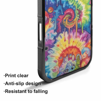 iPhone 17 Case — Aliens Tie Dyemelting Aliens Tie Dye, Custom Made Phone Cover