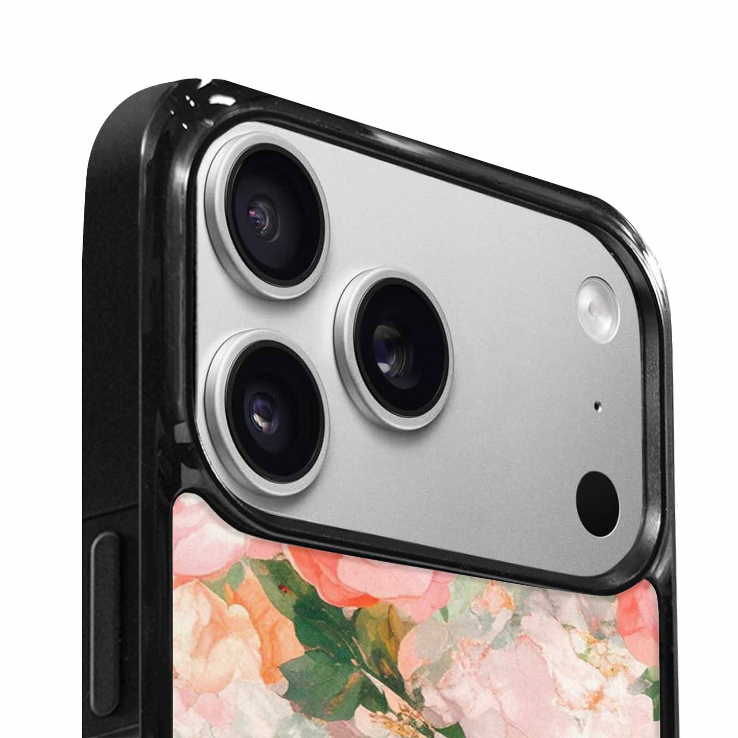 iPhone 17 Pro Max Case — Marble Floral, Custom Made Phone Cover