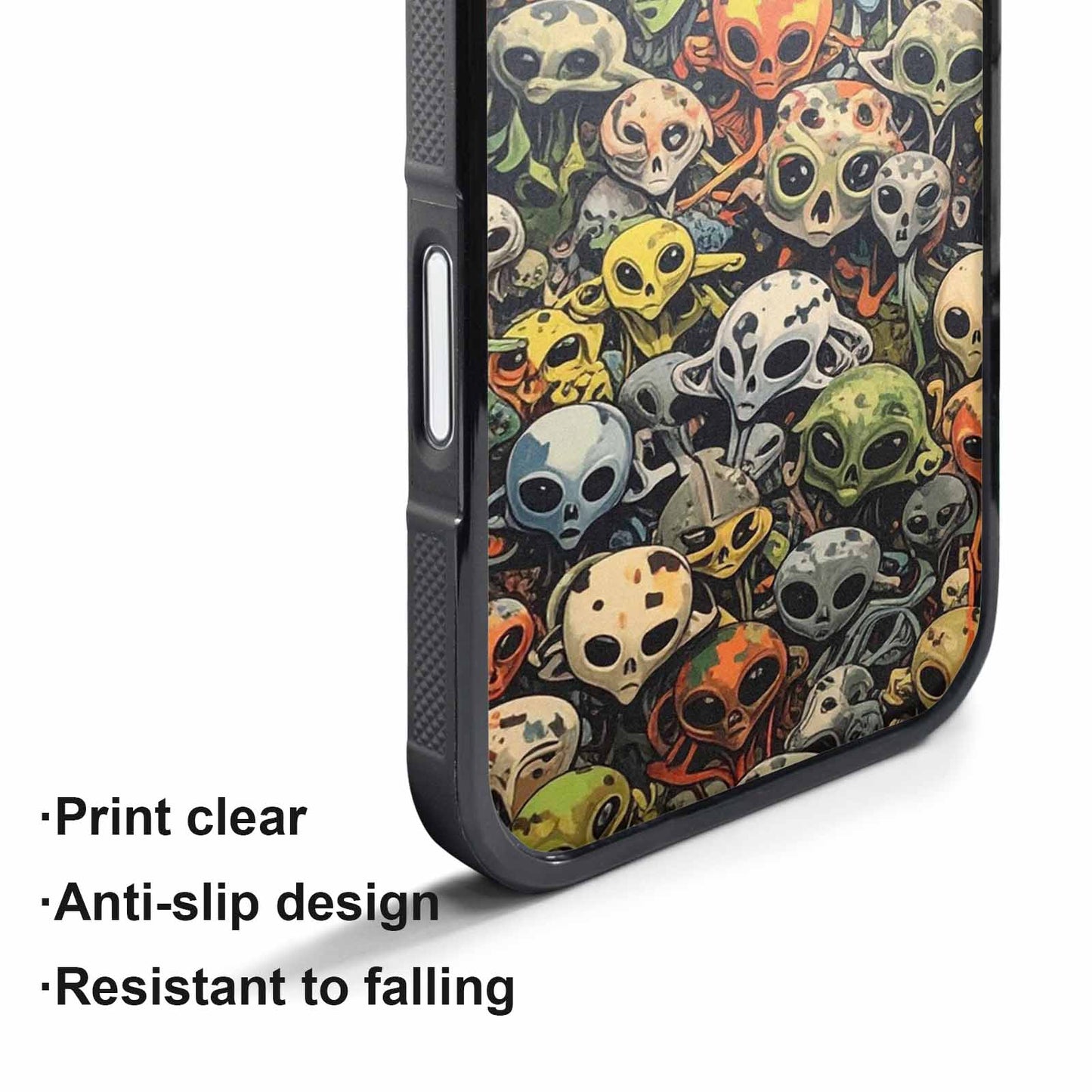 iPhone 17 Pro Max Case — Aliens Camo Aliens Alien Scifi, Unique Phone Case Design