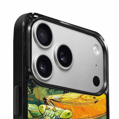 iPhone 17 Pro Case — Hand Drawn Entomology Praying Original Art, Custom Made Phone Cover
