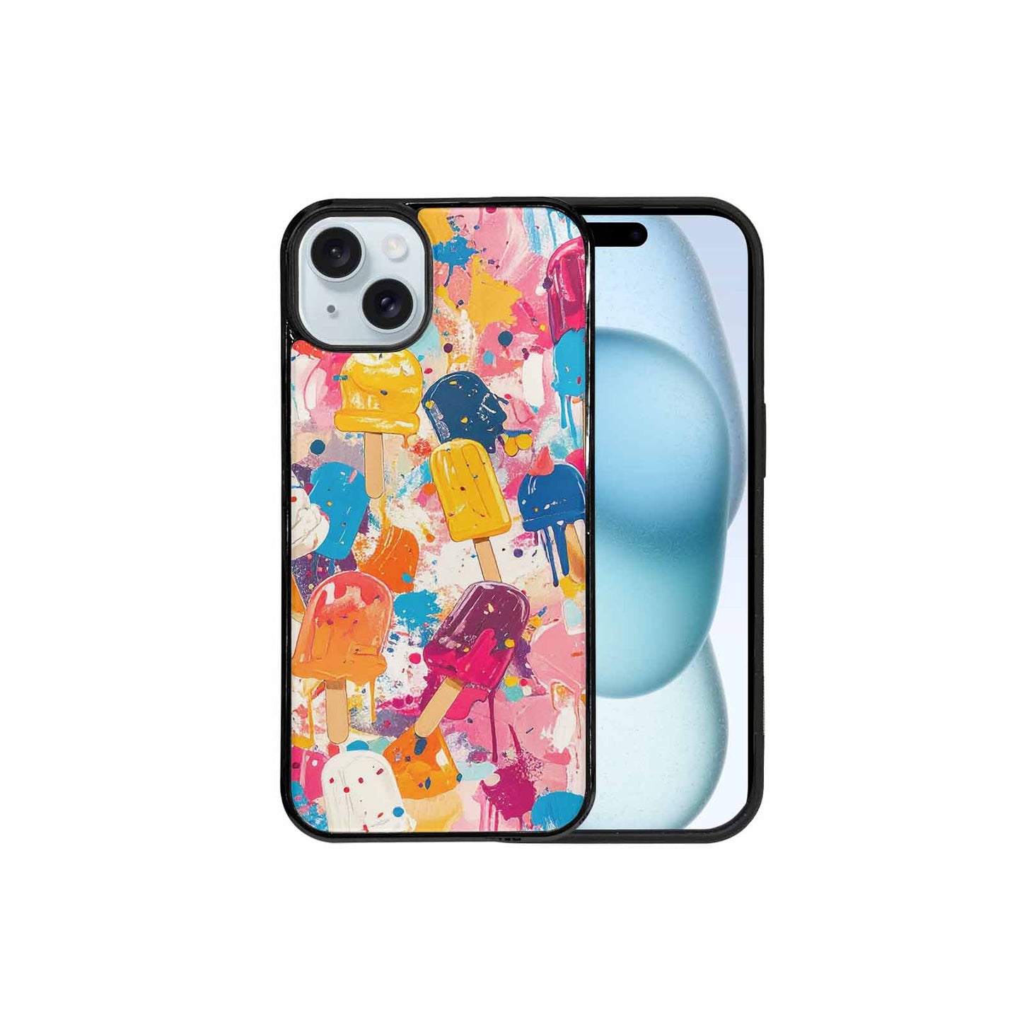 iPhone 15 Plus Case — Ice Cream Motif Ice Cream Motifs, Personalized Phone Case