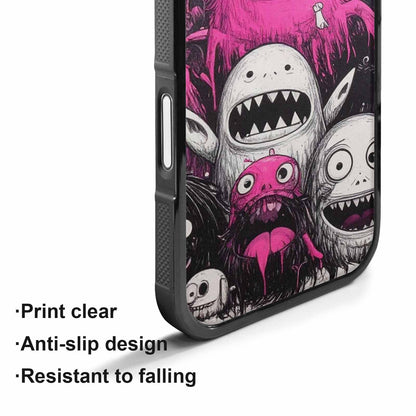 iPhone 17 Case — Monsters (general) Black &amp; Cartoon Cute, Unique Phone Case Design