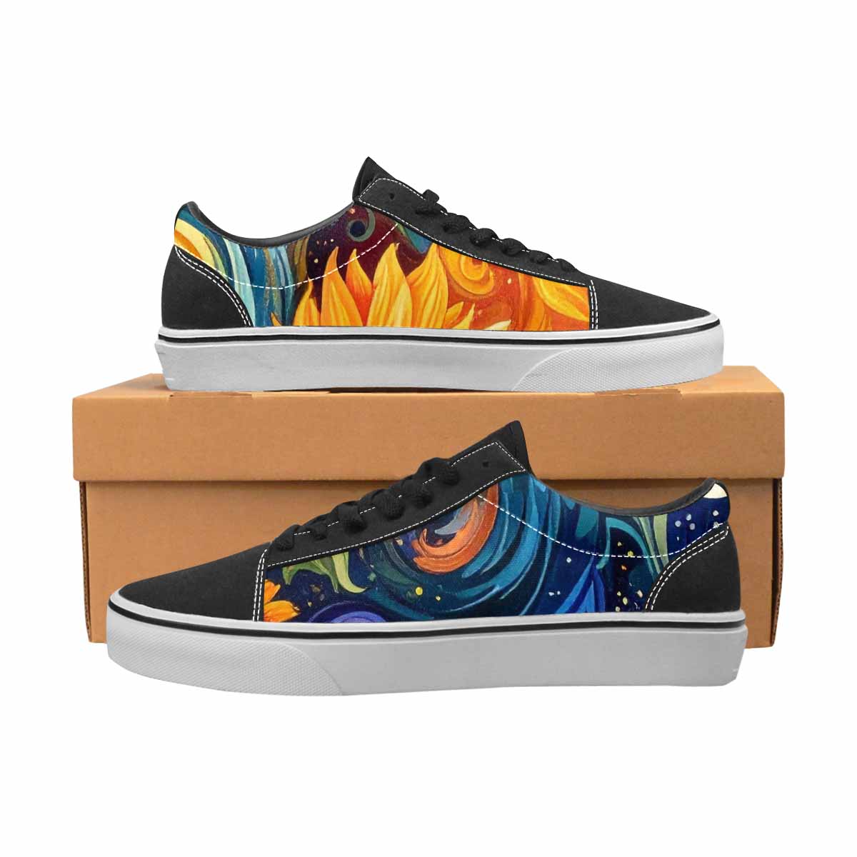 WOMEN'S Blend All Versions Canvas Lace-Up Surreal Custom Sneakers