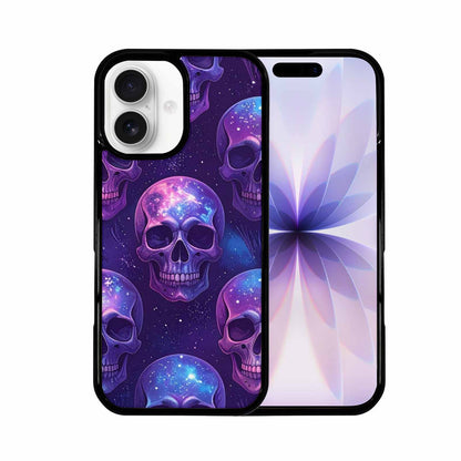 iPhone 17 Case — Galaxy Skulls Art Seamless Gothic Skulls, Original Design Phone Case