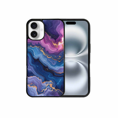 iPhone 16 Plus Case — Marble Galaxy, Custom Print Case Cover