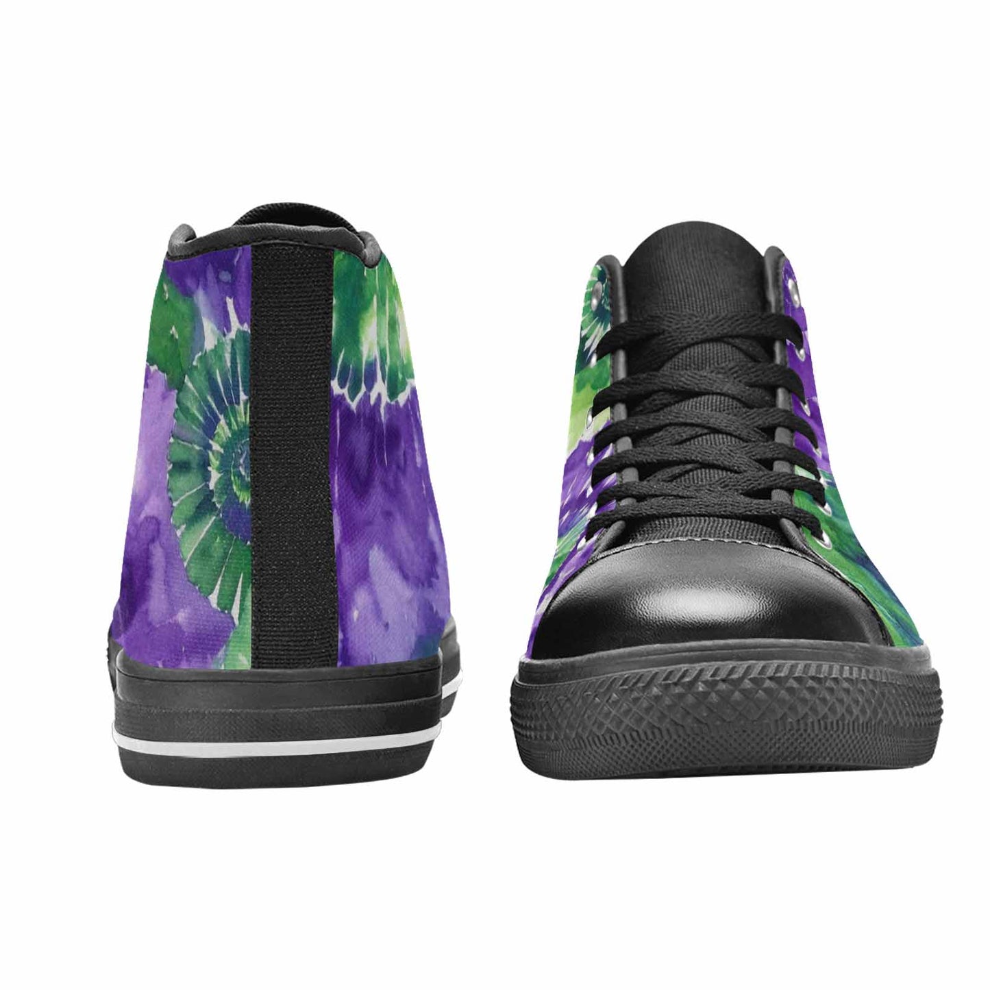 WOMEN'S Tie Dye - High Top Canvas Grunge Shoes