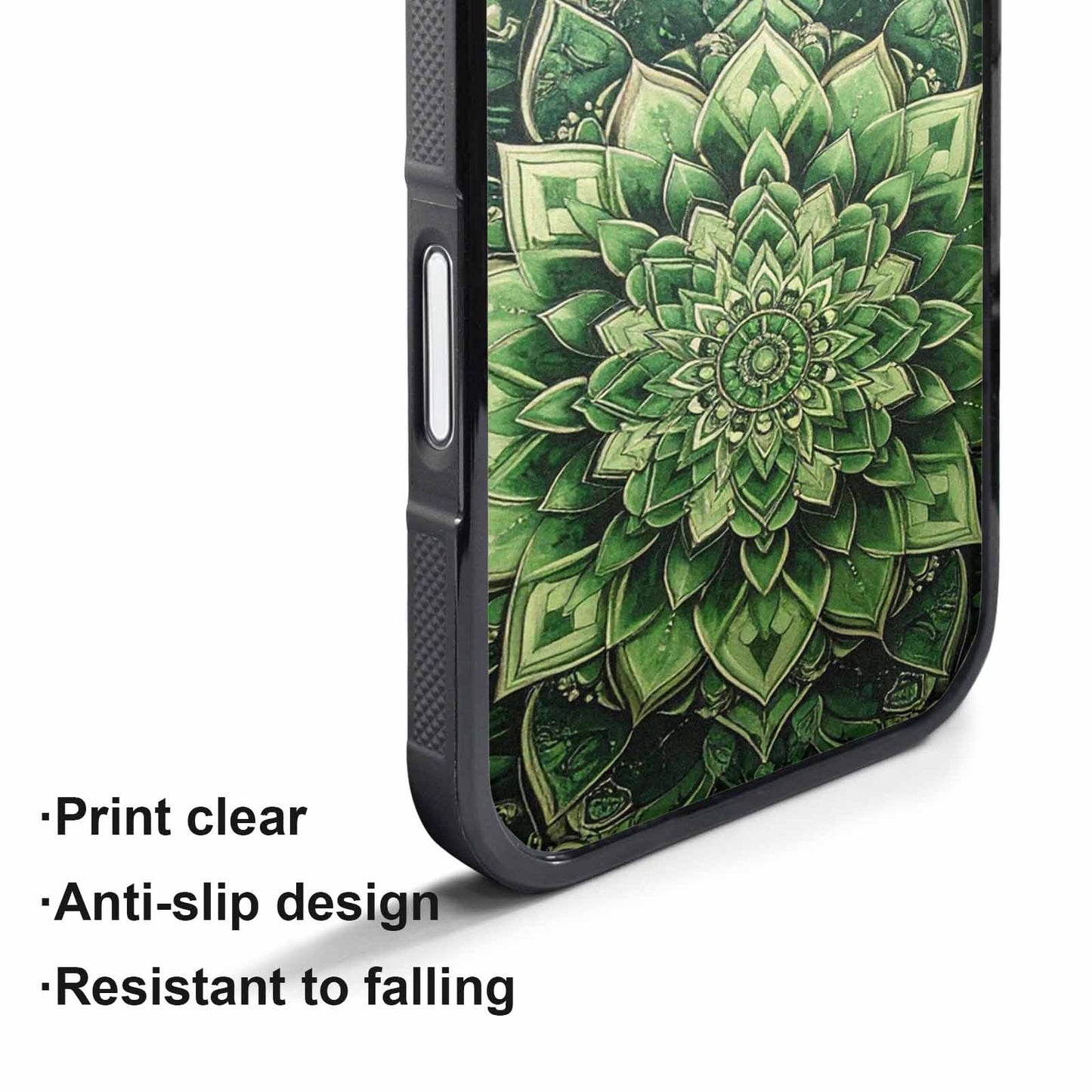 iPhone 17 Pro Max Case — Small Mandala Pattern, Randomly Floral, Custom Designed Case Cover