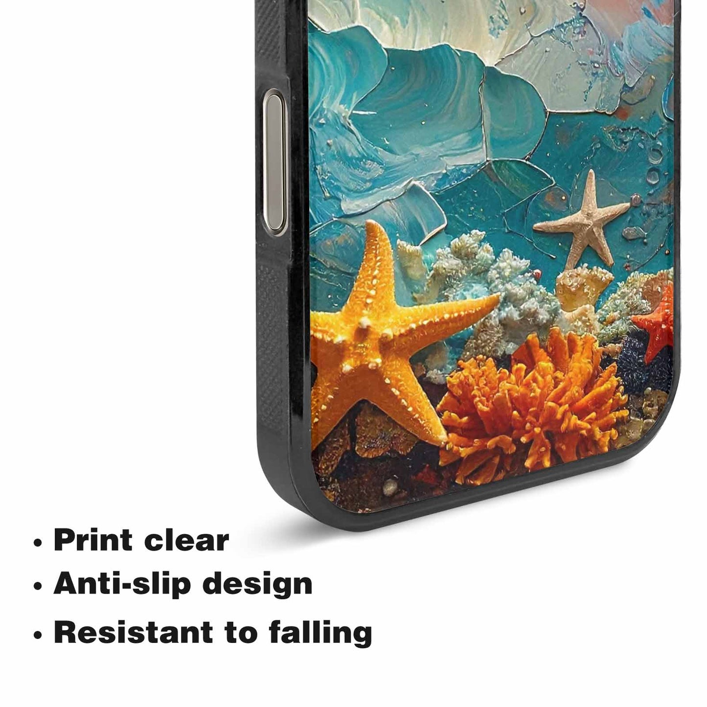 iPhone 16 Pro Case — Starfish Cluster Starfish Cluster Pattern Hundreds, Personalized Phone Case