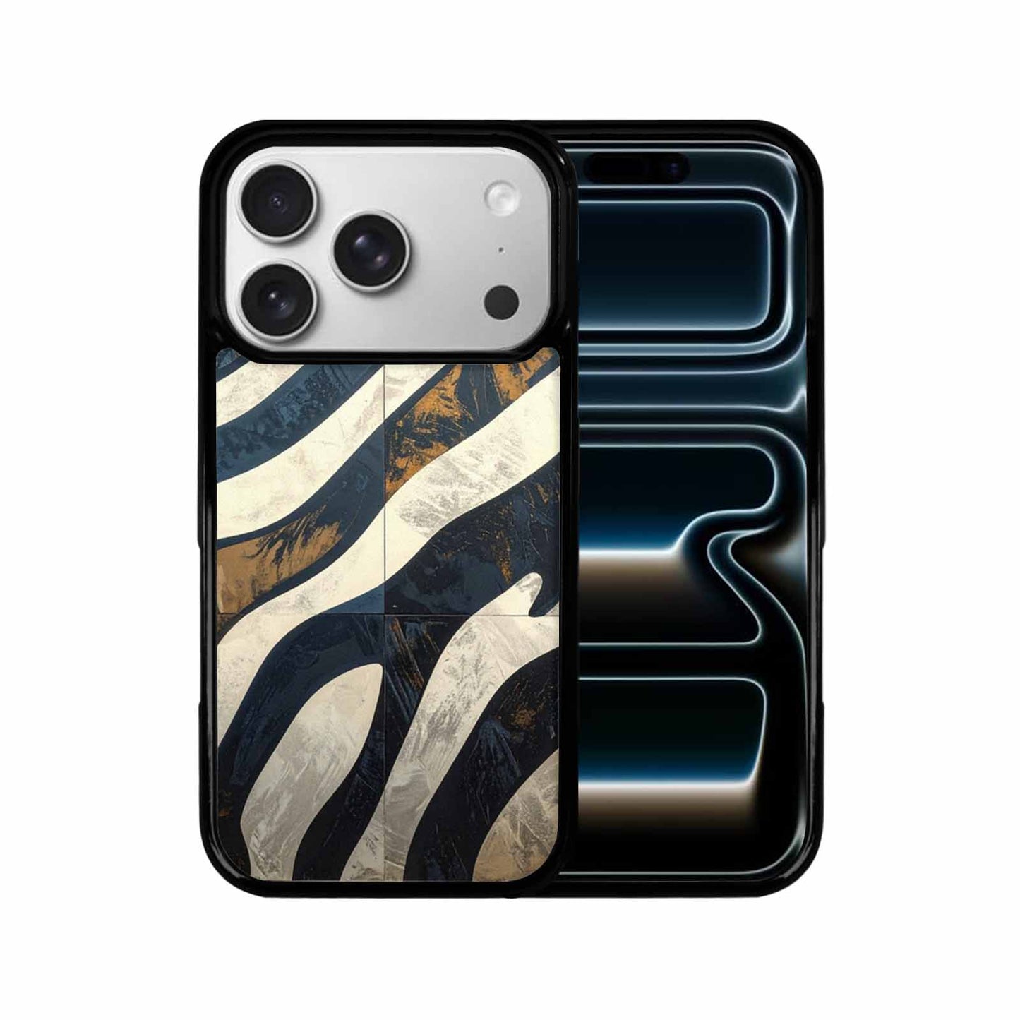 iPhone 17 Pro Case — Seamless Tileable Pattern Of Overlapping Animal, Custom Made Phone Cover