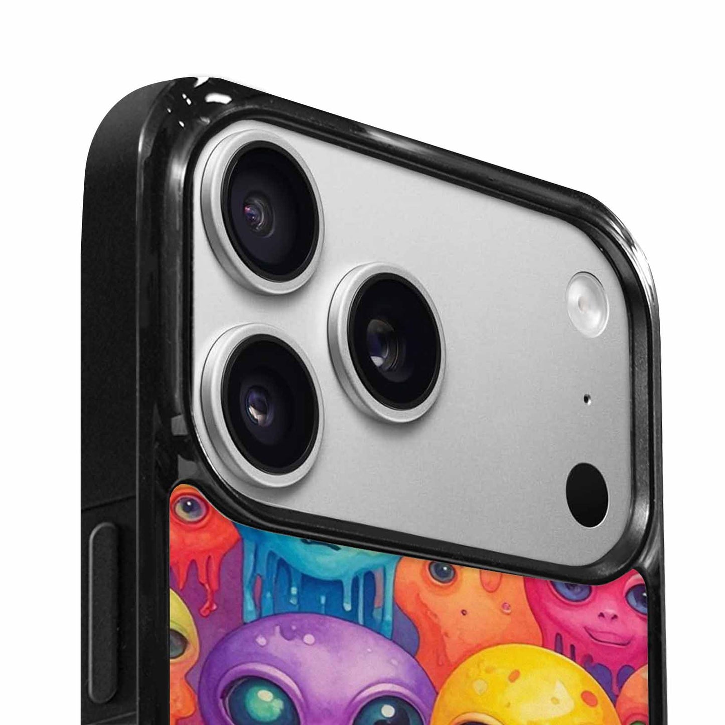 iPhone 17 Pro Case — Aliens Tie Dyemelting Aliens P Tie, Custom Made Phone Cover