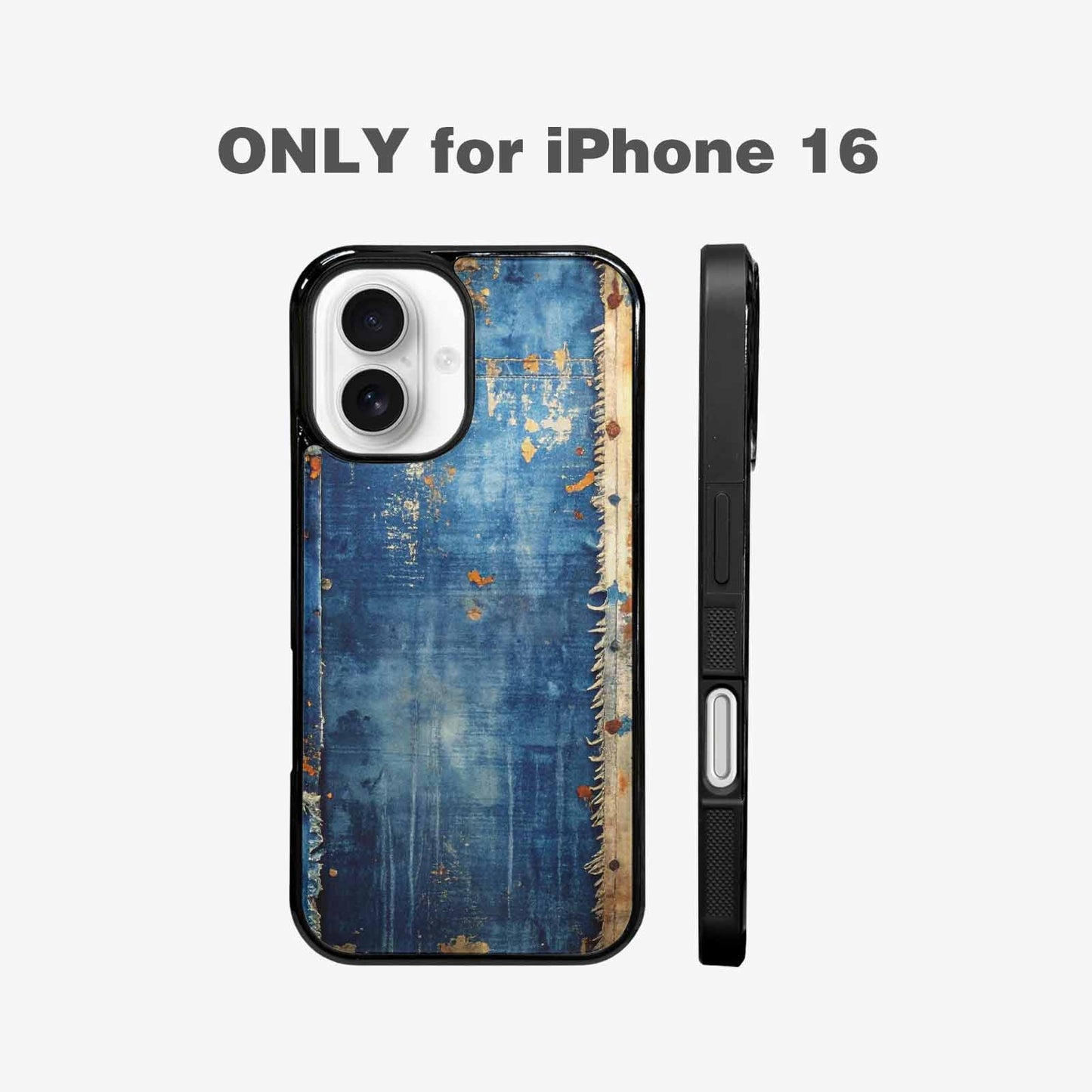 iPhone 16 Case — Curve The Ripping Demin Tectures For, Customized Protective Case