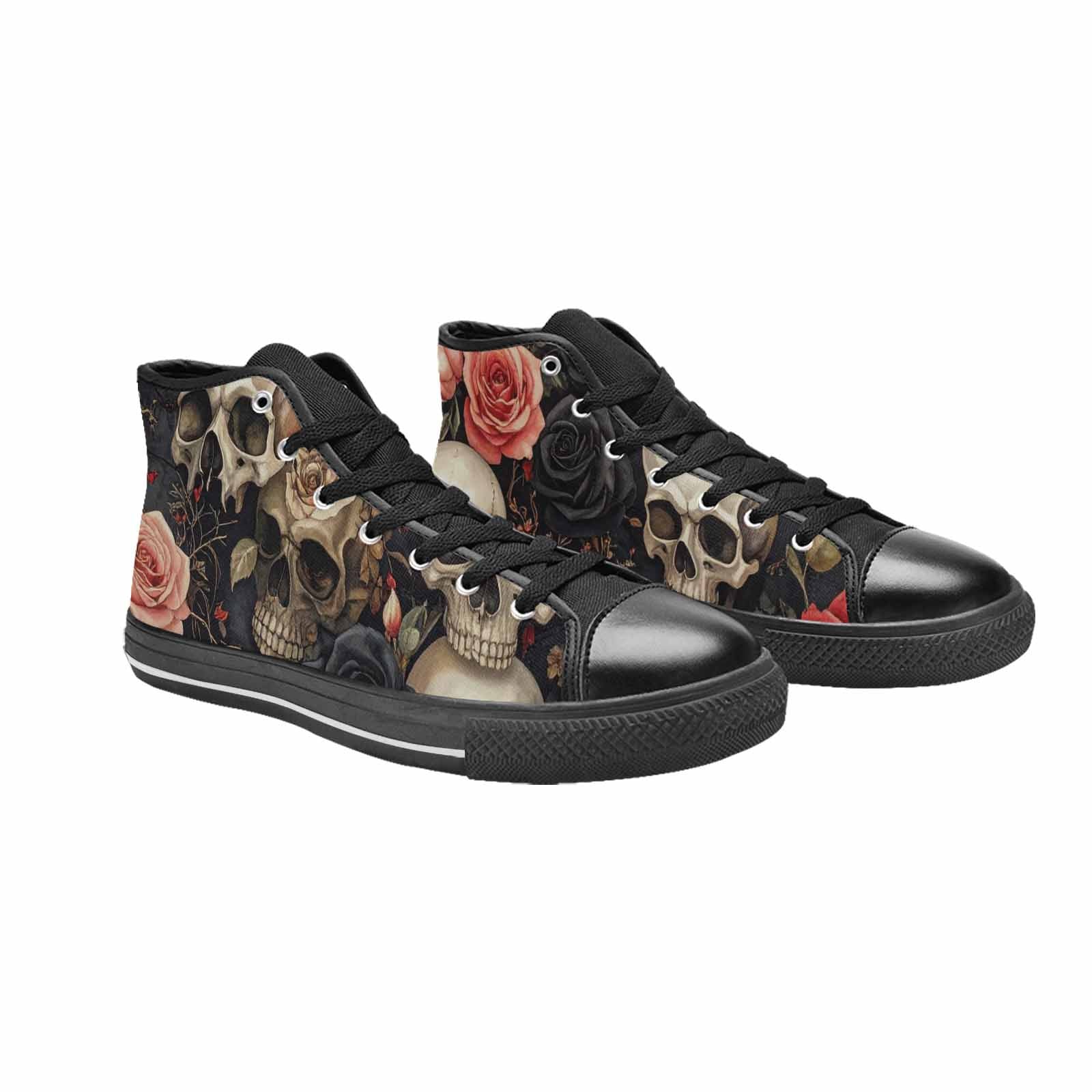 MEN'S Skulls - Roses High Top Canvas Dreamcore Sneakers