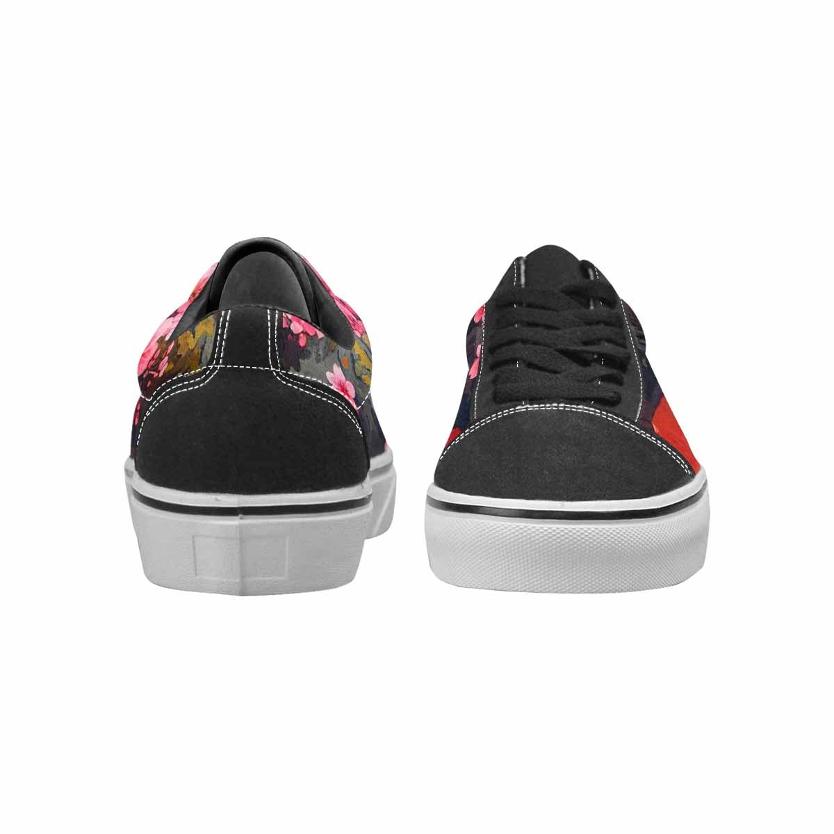 WOMEN'S Cherry Blossom Branch Cherry Lace-Up Canvas Dreamcore Shoes