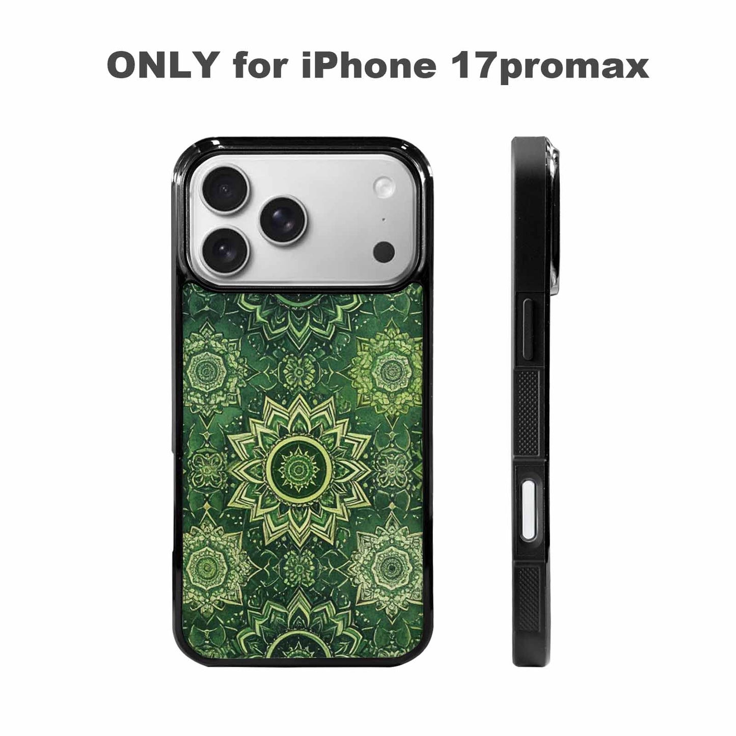 iPhone 17 Pro Max Case — Small Mandala Pattern, Randomly Floral, Unique Phone Case Design