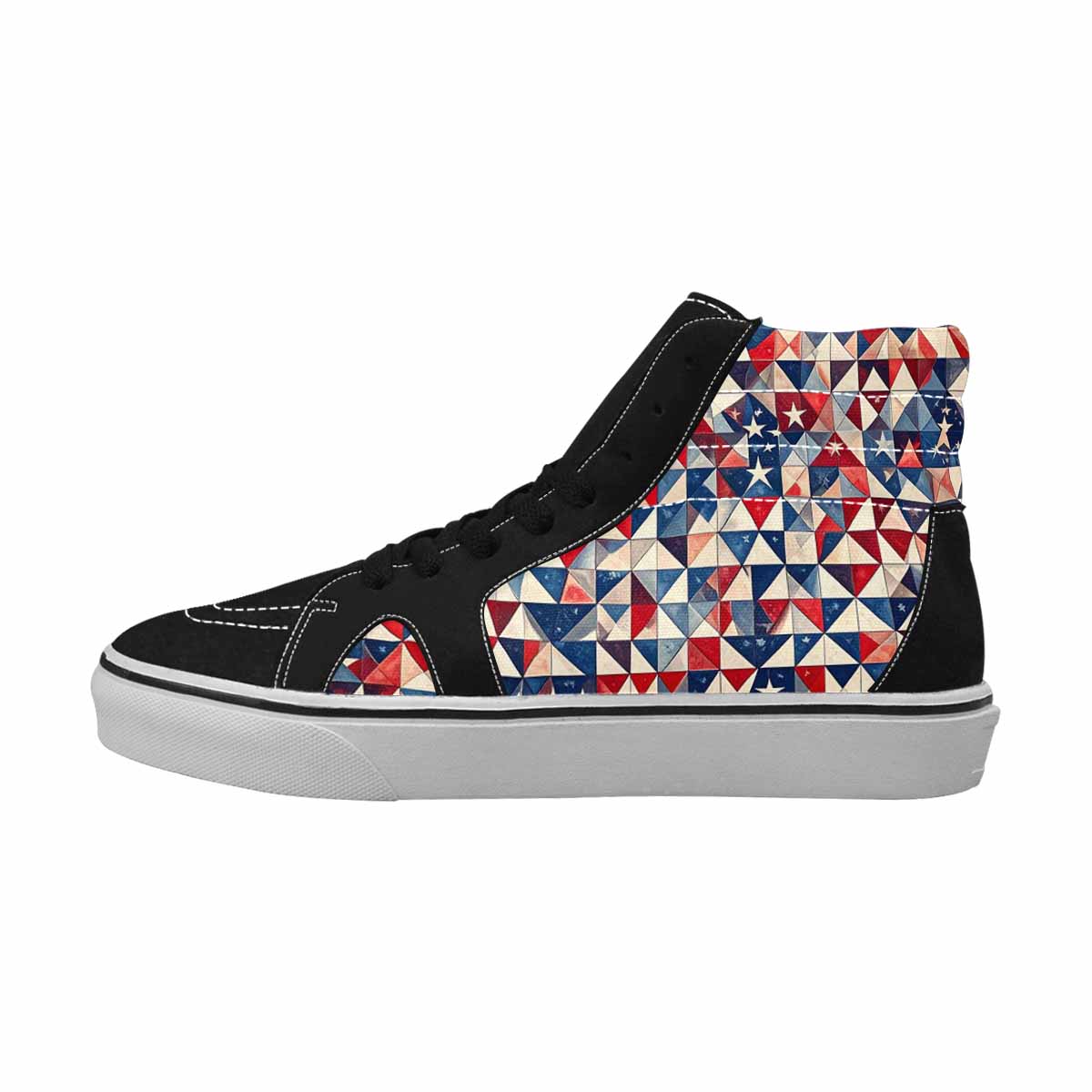 MEN'S American Flag Stars High Top Canvas Cottagecore Sneakers