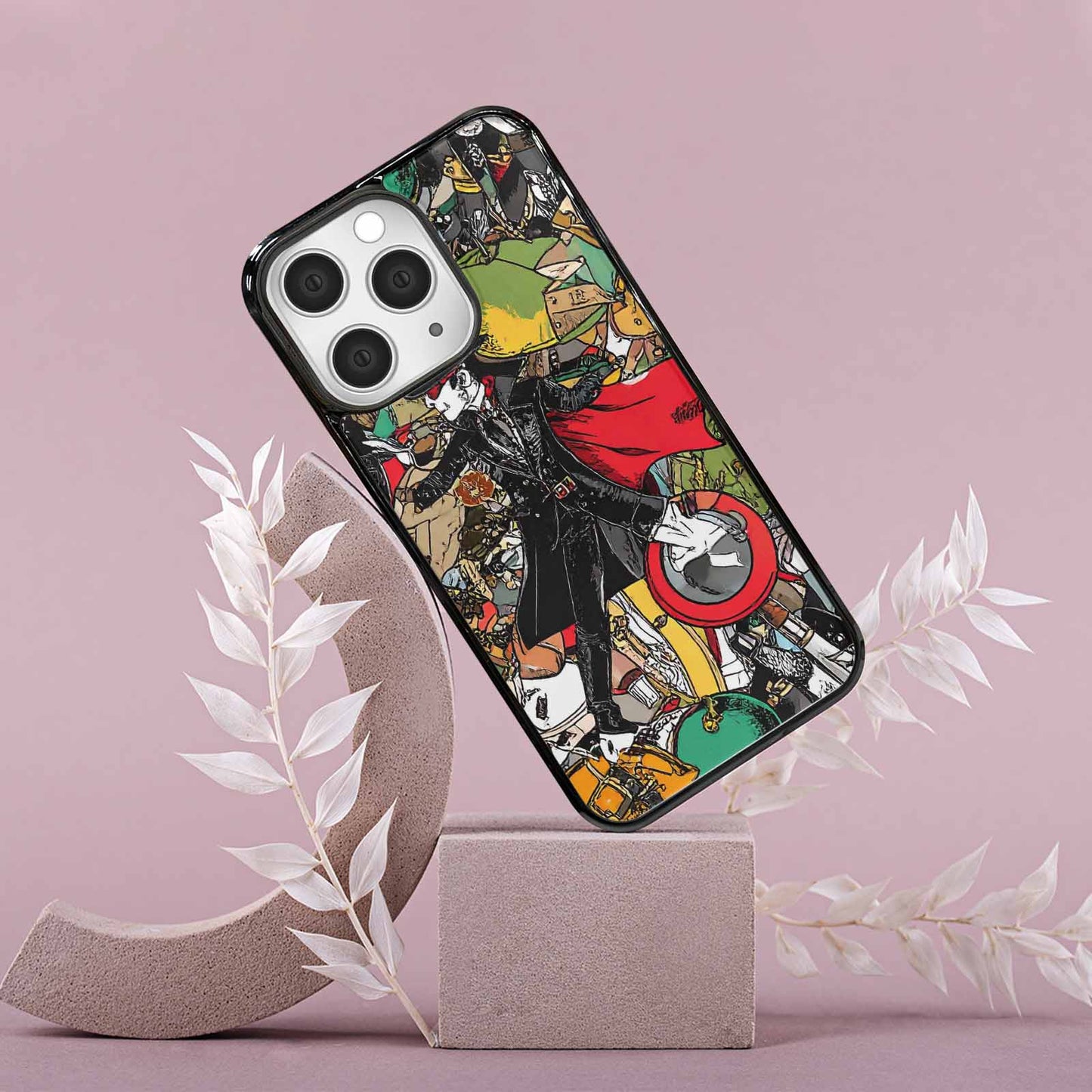 iPhone 15 Pro Max Case — Noir Spy Silhouette Pen Ink Noir, Custom Art Phone Cover