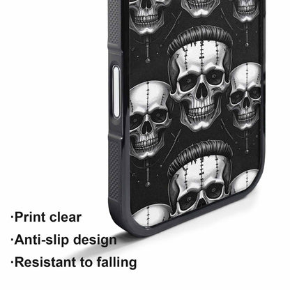 iPhone 17 Pro Max Case — Skull Dark Art Gothic Print Gothic, Custom Art Phone Cover