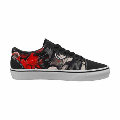WOMEN'S Reptile Scale Lace-Up Canvas Dreamlike Custom Shoes