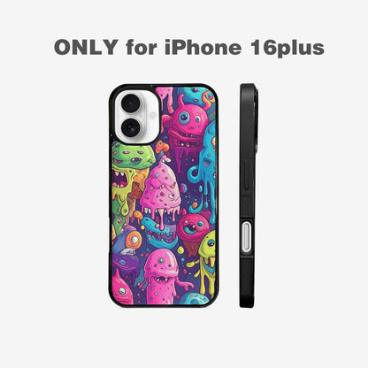 iPhone 16 Plus Case — Melting Ice Cream Monster Charac, Personalized Phone Case