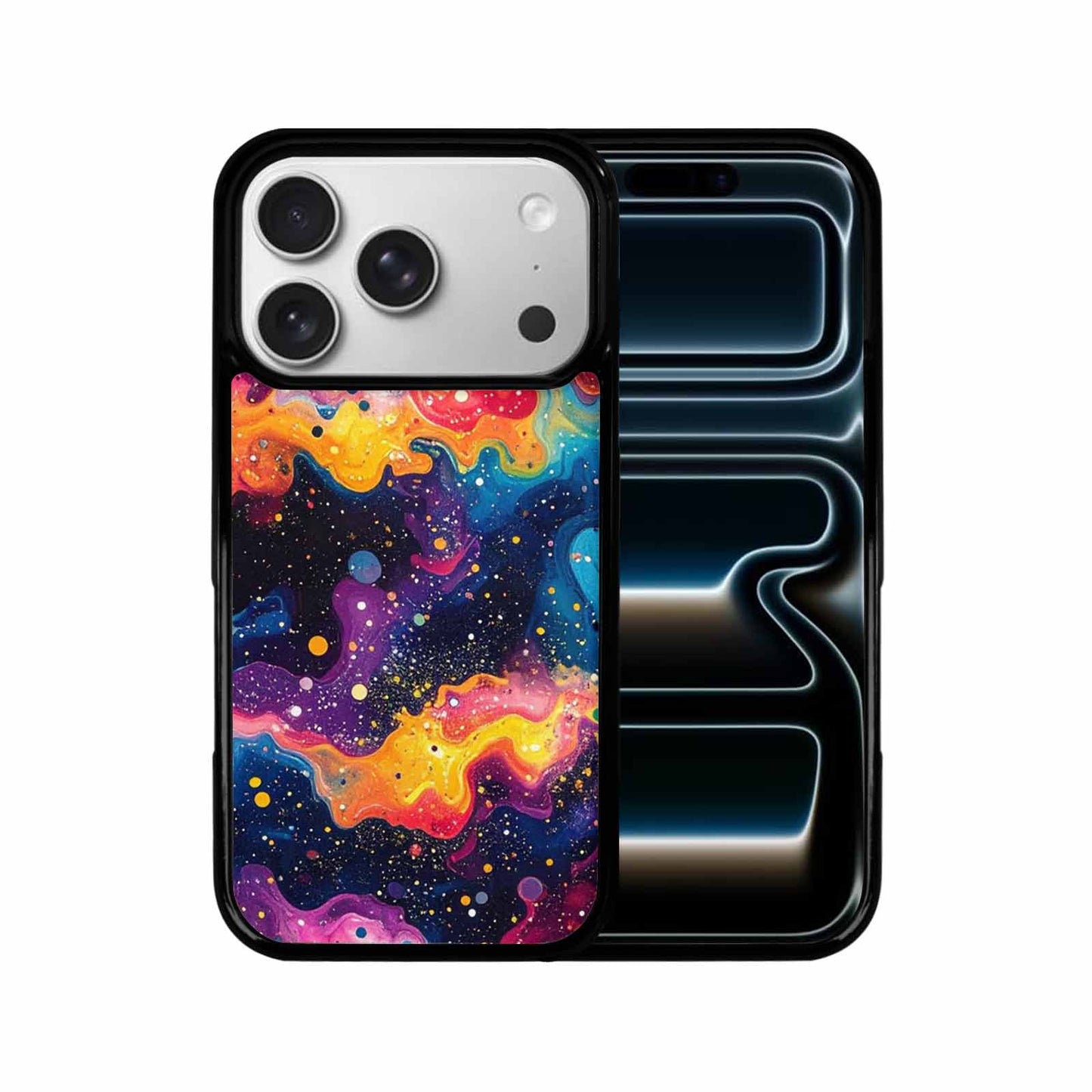 iPhone 17 Pro Case — Galaxy Art Colorful Cosmic Dust Galaxy, Custom Designed Case Cover