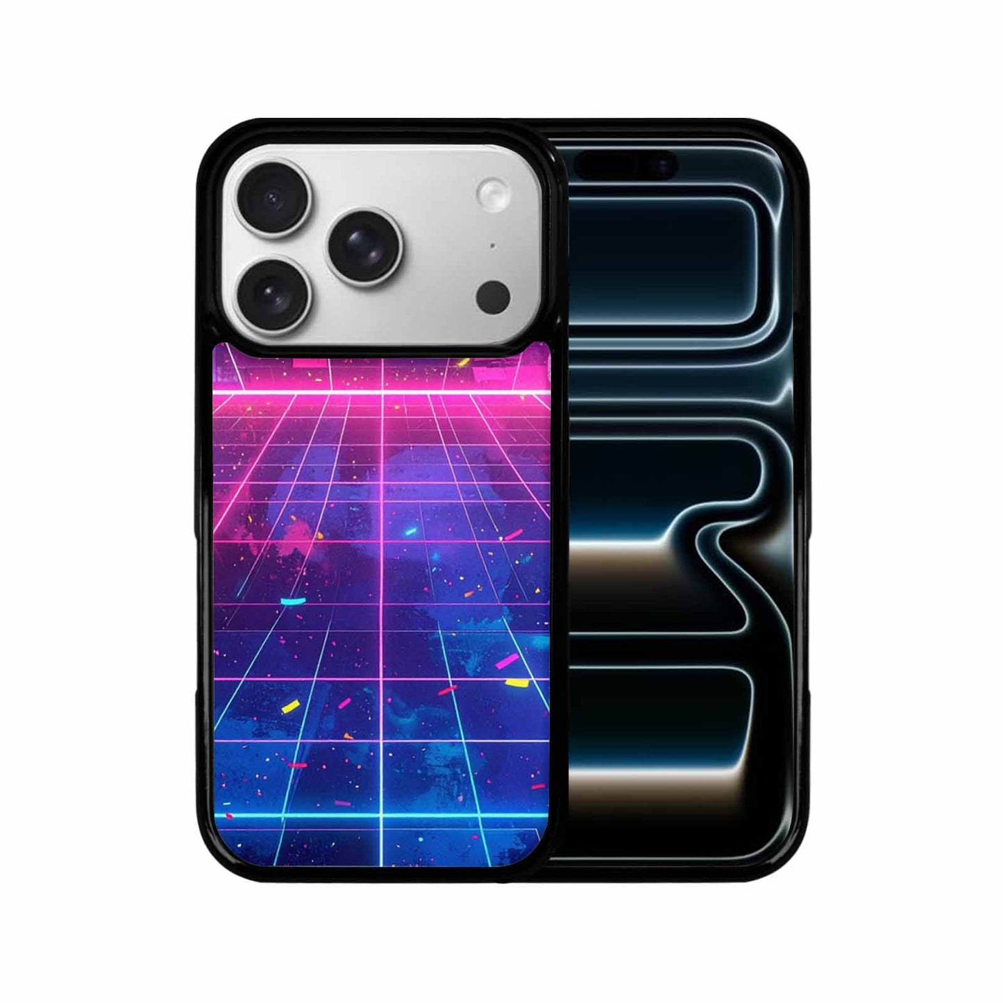 iPhone 17 Pro Case — Seamless Tileable Pattern Of Overlapping Original, Custom Designed Case Cover