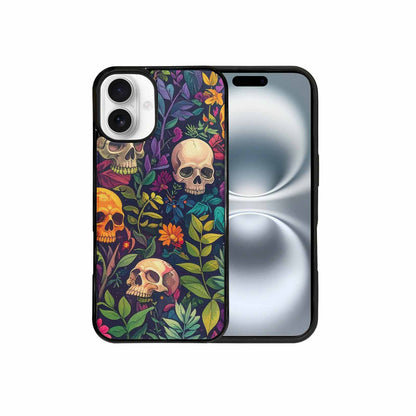 iPhone 16 Plus Case — Skulls Botanicalskulls Pattern, Personalized Phone Case