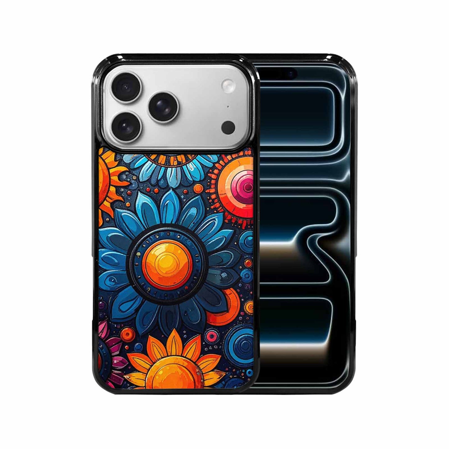 iPhone 17 Pro Max Case — Metallic Back To Original Art, Personalized Phone Case