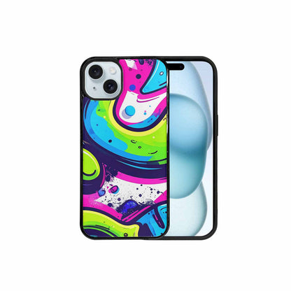 iPhone 15 Plus Case — Acid Wash Cartoon, Custom Print Case Cover