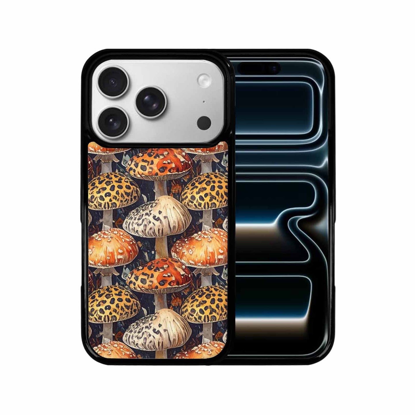 iPhone 17 Pro Case — Mushrooms Pattern Hundreds Of Original Art, Custom Art Phone Cover