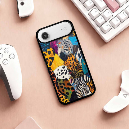 iPhone 17 Air Case — Full Color Vibrant Animal Print Animal, Custom Printed Phone Case