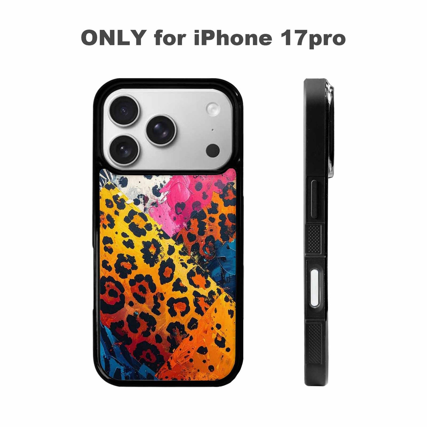 iPhone 17 Pro Case — Full Color Vibrantanimal Print A Animal, Custom Print Case Cover