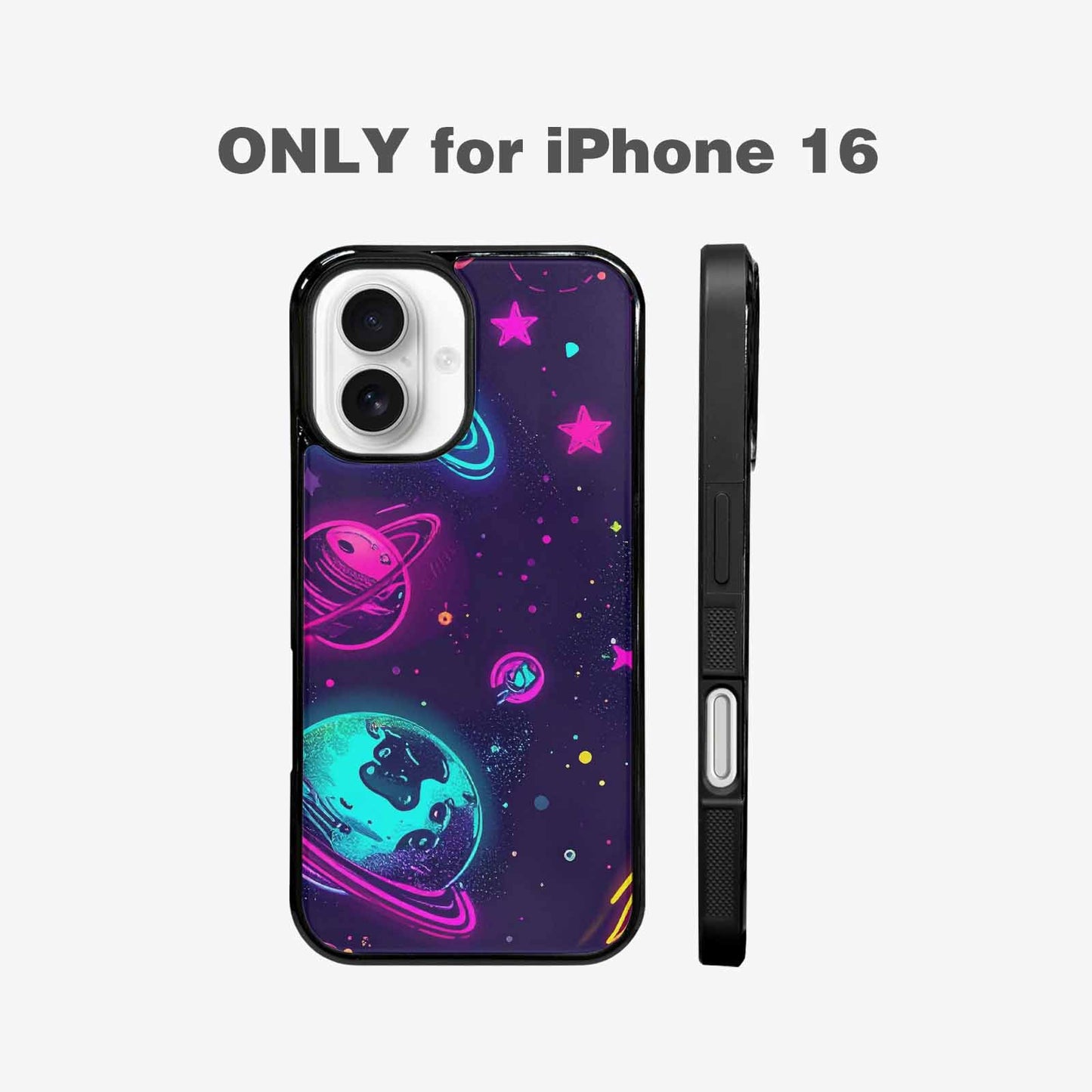 iPhone 16 Case — Space Galaxy Astronaut Custom, Unique Phone Case Design
