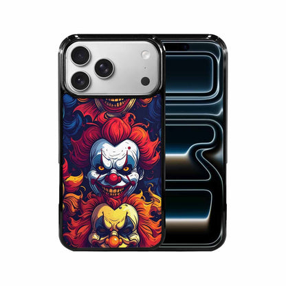 iPhone 17 Pro Max Case — Evil Clowns Heads Faces Cartoon Cute, Personalized Phone Case