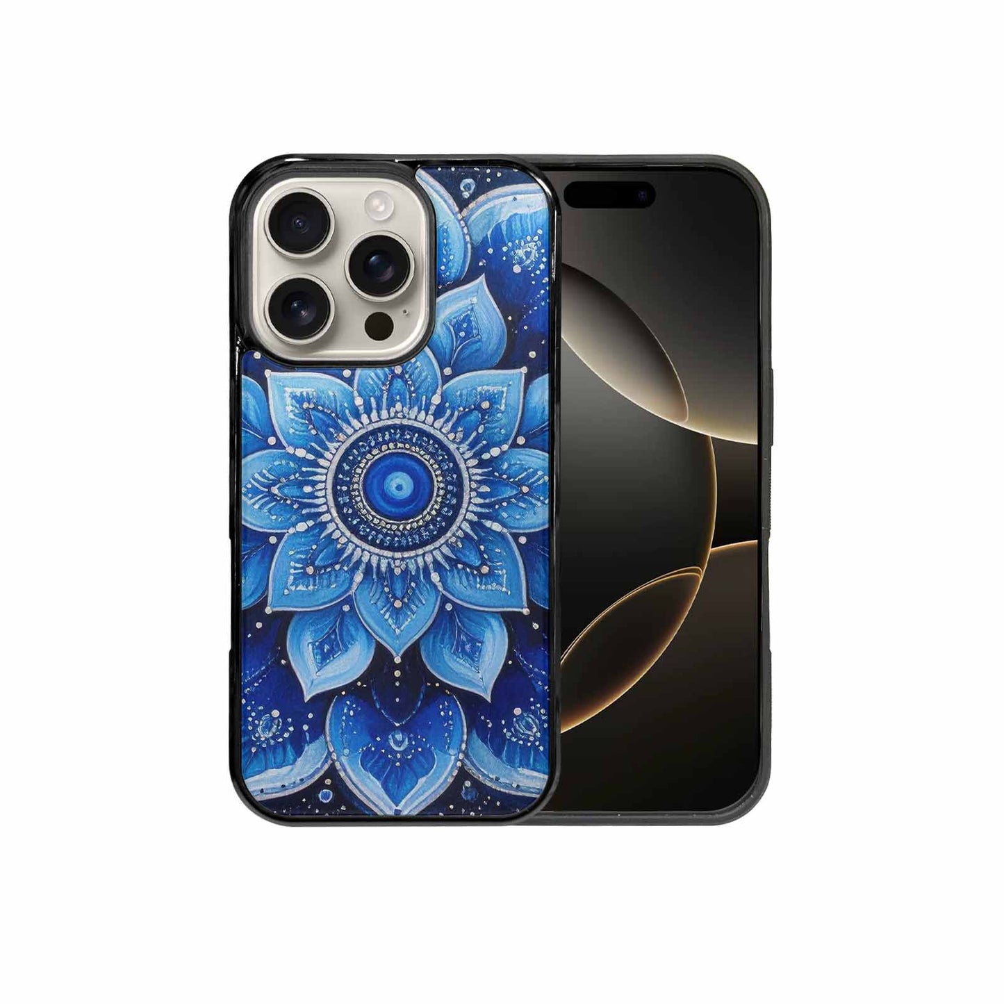 iPhone 16 Pro Case — Mandala Bohemian Print Edge To Edge, Custom Print Case Cover