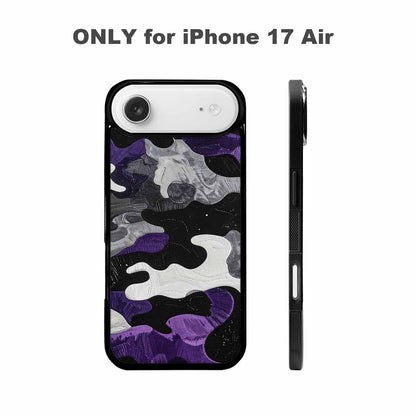 iPhone 17 Air Case — Vivid Camo Asexual Pride Camo, Customized Protective Case