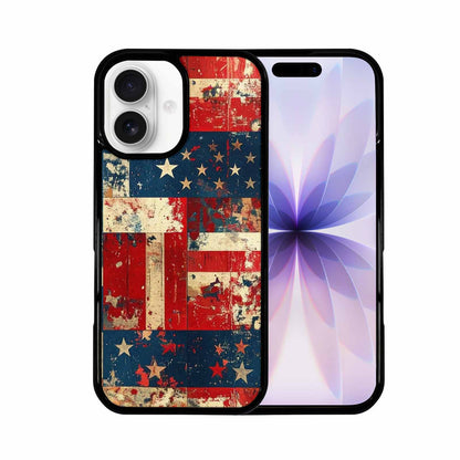 iPhone 17 Case — Small American Flag Stars Galaxy Space, Custom Designed Case Cover