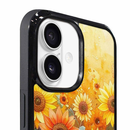 iPhone 17 Case — Full Color Vibrant Sunflower Floral, Custom Designed Case Cover